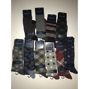 Cole Haan Mens Dress Socks Lot Of 6 As Seen In Pic